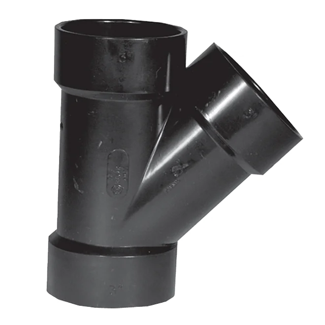 1-1/2" X 1-1/2" X 1-1/2" ABS WYE SXSXS Y PVC Schedule 40, 636 PVC, S636, ABS