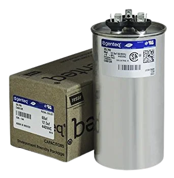 RUN CAPACITOR 60/12.5MFD 370/440VAC Blower Motors, Fan, Run Capacitors
