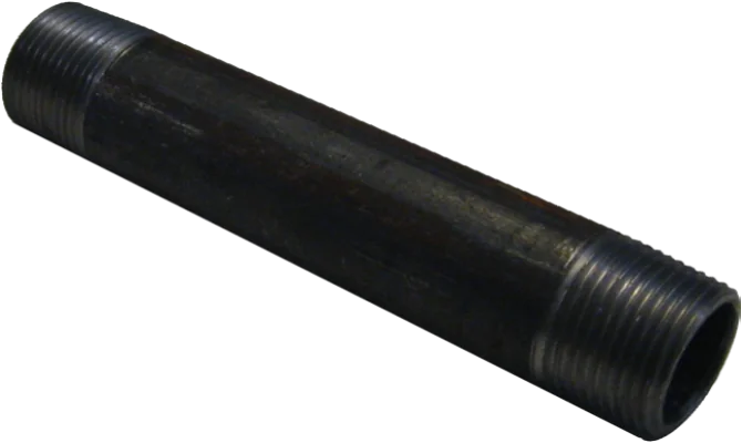 1-1/2" X 5-1/2" BLACK MALLEABLE STEEL NIPPLE Steel Fittings