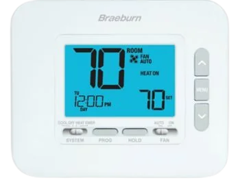 BRAEBURN 2230 PROGRAMMABLE 2H/1C Thermostats, Outdoor Sensors