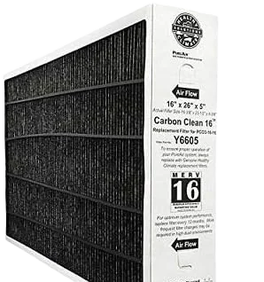 16" X 26" X 5" HEALTHY CLIMATE PLEATED CARBON FILTER MERV 16 Air Filter and Cleaners