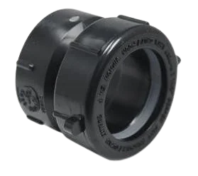 1-1/2" HUB X SLIP ABS TO COPPER PIPE ADAPTER W/ WASHER & NUT PVC Schedule 40, 636 PVC, S636, ABS