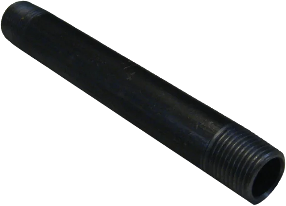 1/2" X 6" BLACK MALLEABLE STEEL NIPPLE Steel Fittings