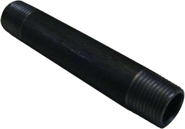1/2" X 4-1/2" BLACK MALLEABLE STEEL NIPPLE Steel Fittings