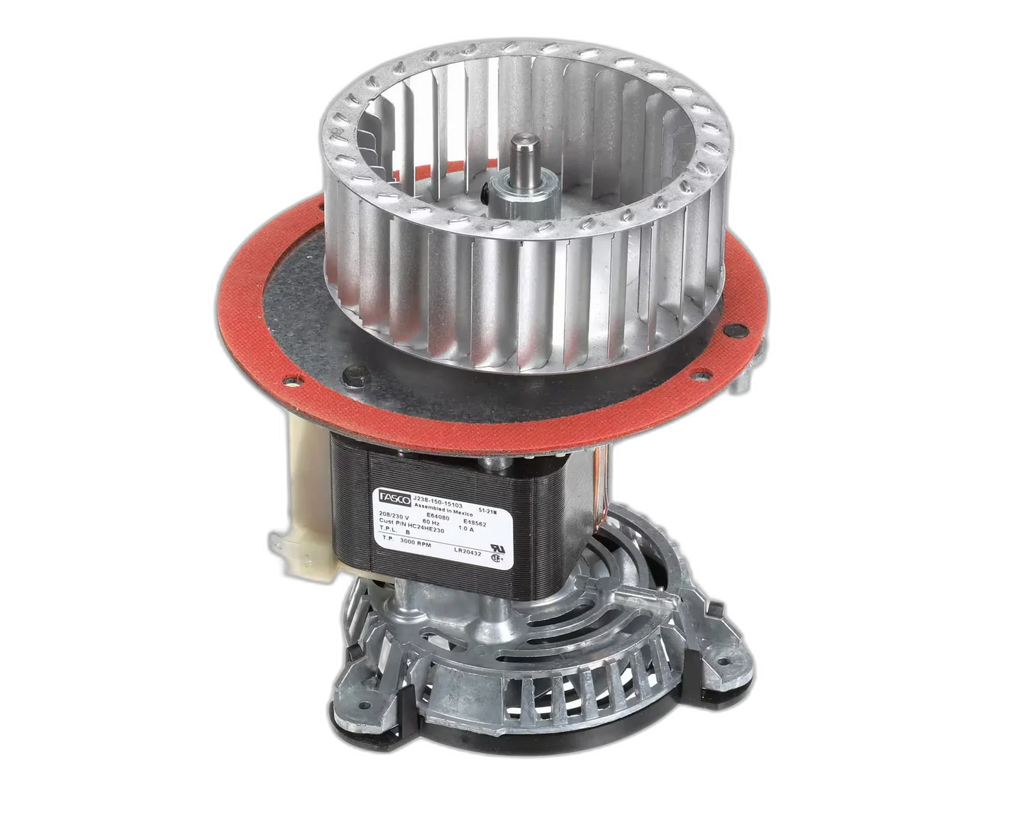 Blower/Motor Assembly, Draft Inducer, 208/230V, 60HZ, 3000RPM Blower Motors, Fan, Run Capacitors
