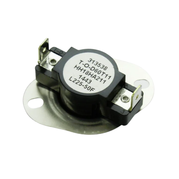 3/4" DISC LIMIT SWITCH AUTO RESET L225-50F Fan Disc, High Limit Control Switches