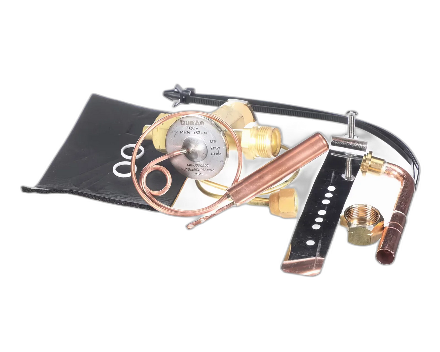 Thermostatic Expansion Valve, 6 Ton, 89/127/667 PSIG, 21kW, R410A, CHATLEFF O Gas Control Valve, Regulators, Flexible Gas Line