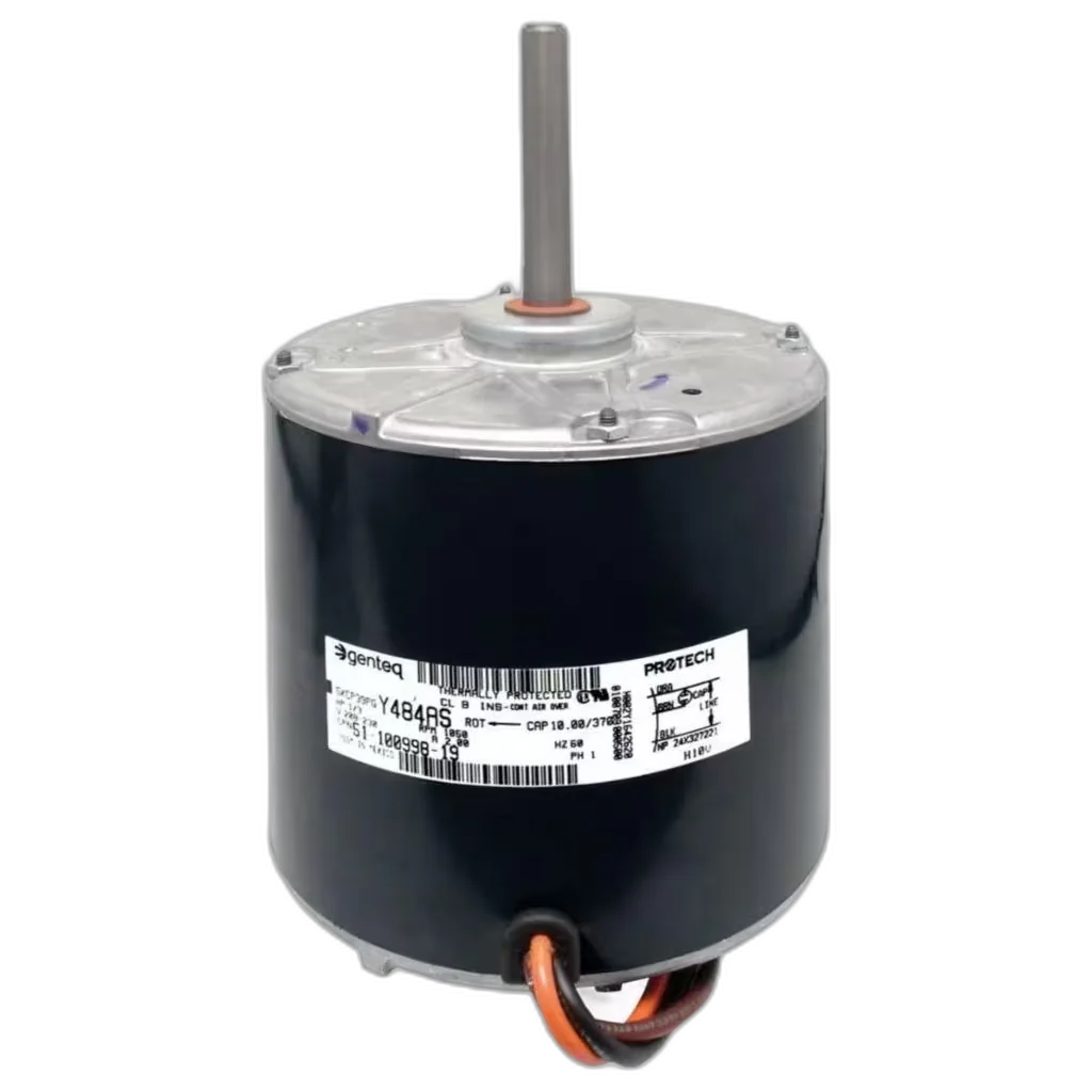 Condenser Motor, 208/230V, 60HZ, 1PH, 1050RPM, 1/3HP, CCW Blower Motors, Fan, Run Capacitors