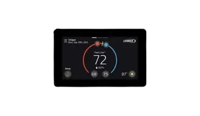 Lennox E40 Smart Thermostat WiFi Touchscreen Thermostats, Outdoor Sensors