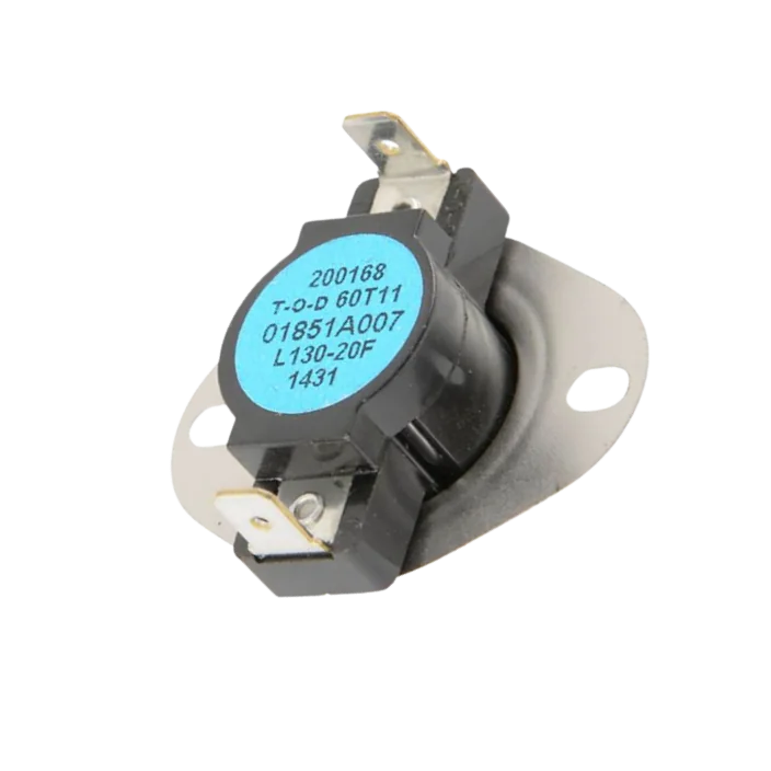 3/4" DISC LIMIT SWITCH AUTO RESET L130-20F Fan Disc, High Limit Control Switches