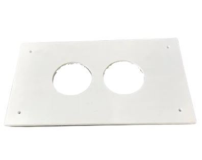 FLUE COVER PLATE FOAM BACKING PVC Schedule 40, 636 PVC, S636, ABS
