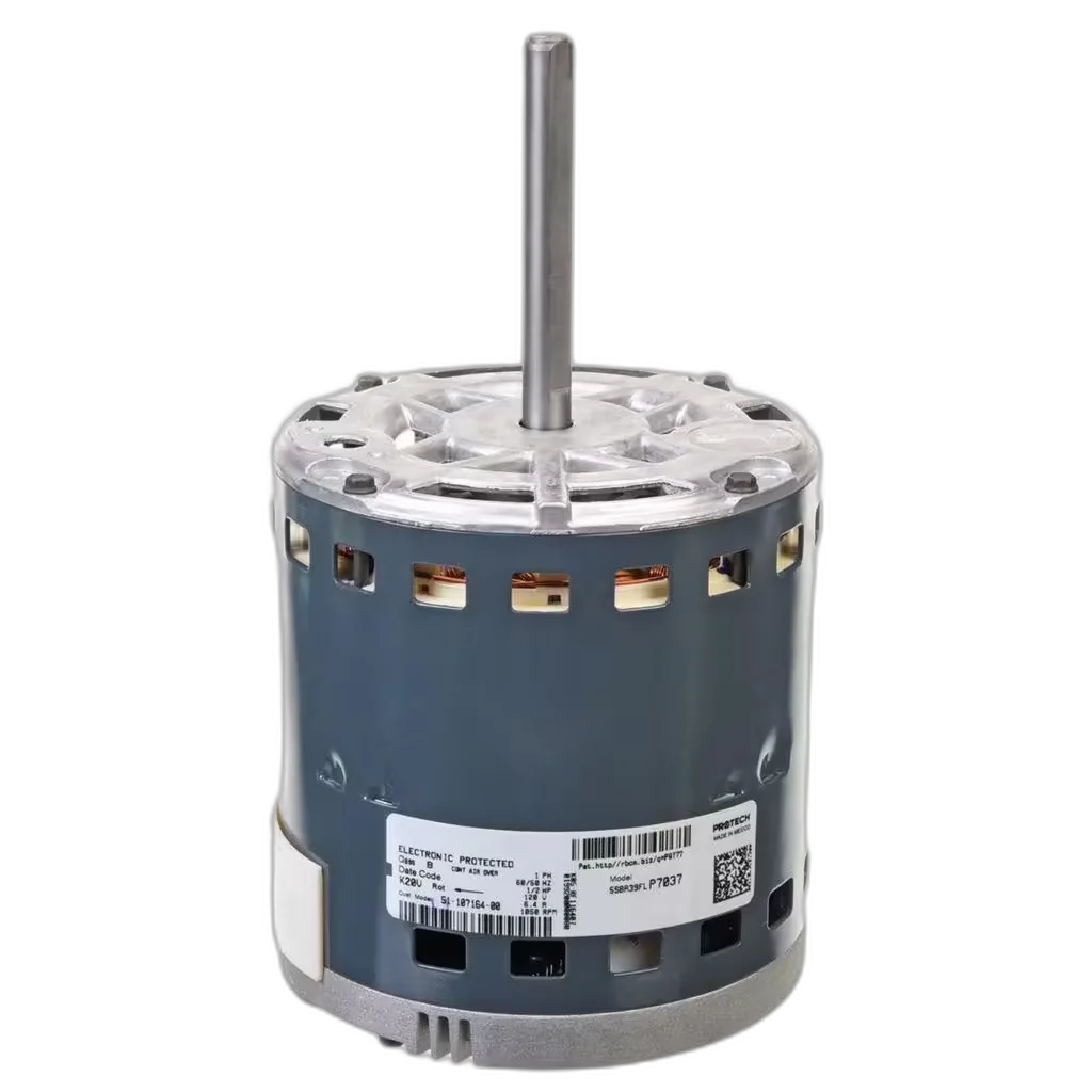 Motor, Blower, 120 Volt, 60HZ, 1/2HP, 1PH, Variable Speed, Ensite Blower Motors, Fan, Run Capacitors