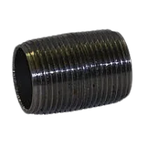 1" BLACK MALLEABLE STEEL CLOSED NIPPLE Steel Fittings