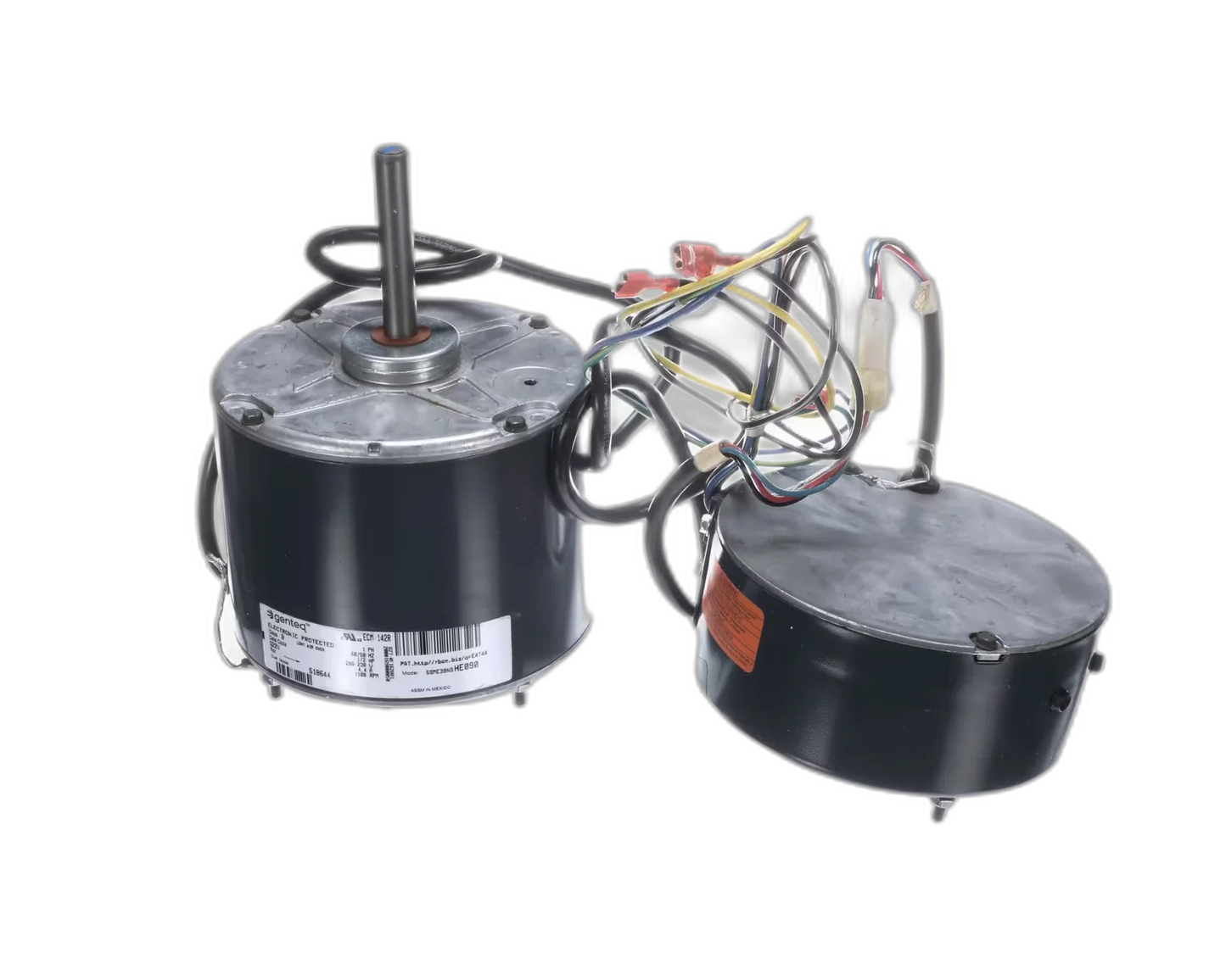 YORK/ETC CONDENSER FAN MOTOR 208/230 VOLT 50/60HZ 1PH 1/2HP 1100 RPM Blower Motors, Fan, Run Capacitors