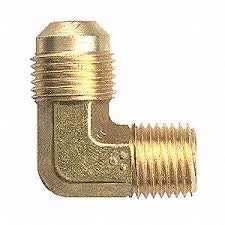3/8" MPT X 3/8" FLARE 90 ELBOW Gas Control Valve, Regulators, Flexible Gas Line