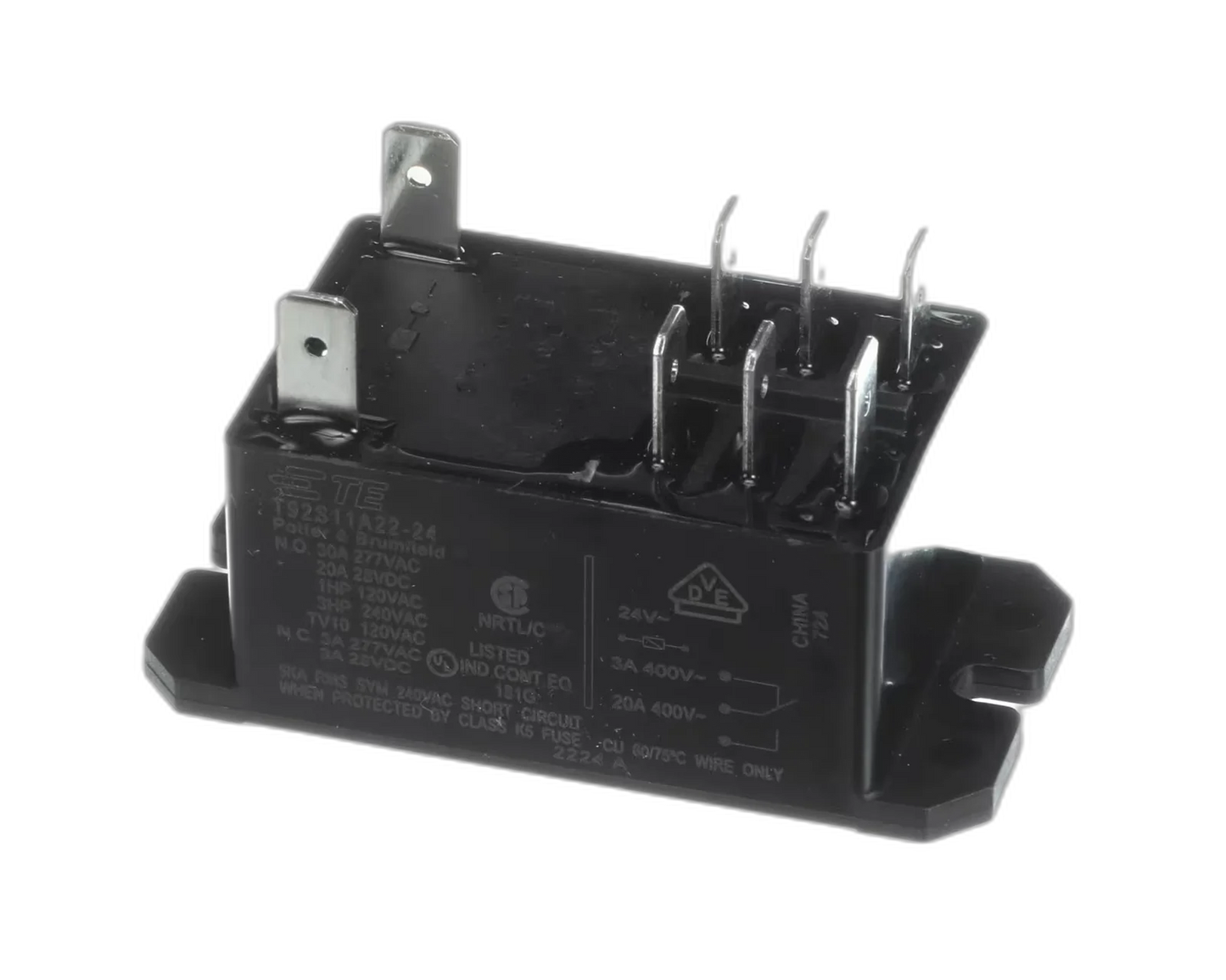 Relay, 24 Volt Coil, 30 Amp, DPDT Electrical, Transformers, Relay