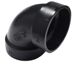 SHORT ABS 90 DEGREES ELBOW PVC Schedule 40, 636 PVC, S636, ABS
