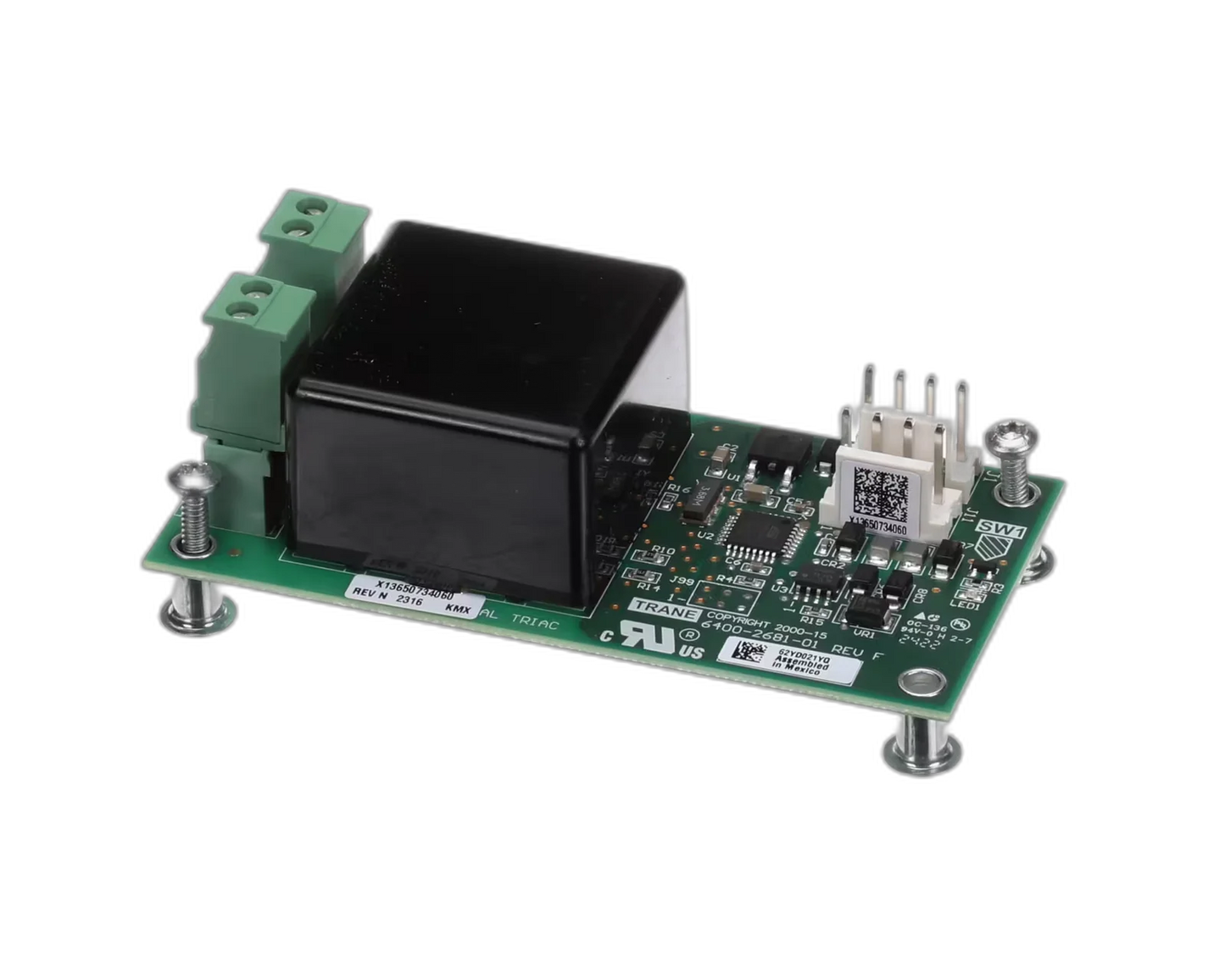 TRANE CONTROL BOARD, DUAL TRIAC OUTPUT Control Board, Circuit, Ignition Modulating