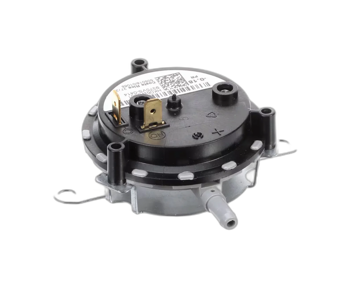 PRESSURE SWITCH WITH BRACKET SPST 0.18" WC Air Pressure Switch, Air Proving