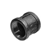 3/4" BLACK MALLEABLE STEEL COUPLING Steel Fittings