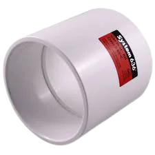 IPEX 2" PVC FGV DEEP COUPLING WHITE S636 PVC Schedule 40, 636 PVC, S636, ABS