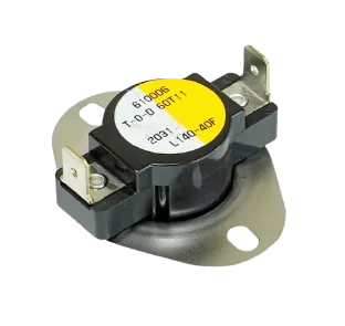 3/4" DISC LIMIT SWITCH AUTO RESET L140-40F Fan Disc, High Limit Control Switches