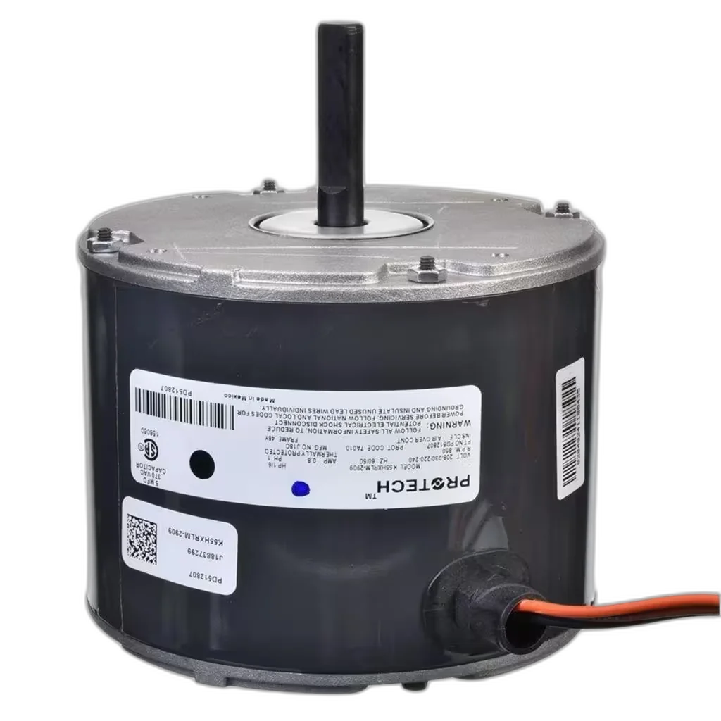 Motor, Condenser, 208-230/240 Volt, 50/60HZ, 1PH, 1/6 HP, 825 RPM Blower Motors, Fan, Run Capacitors