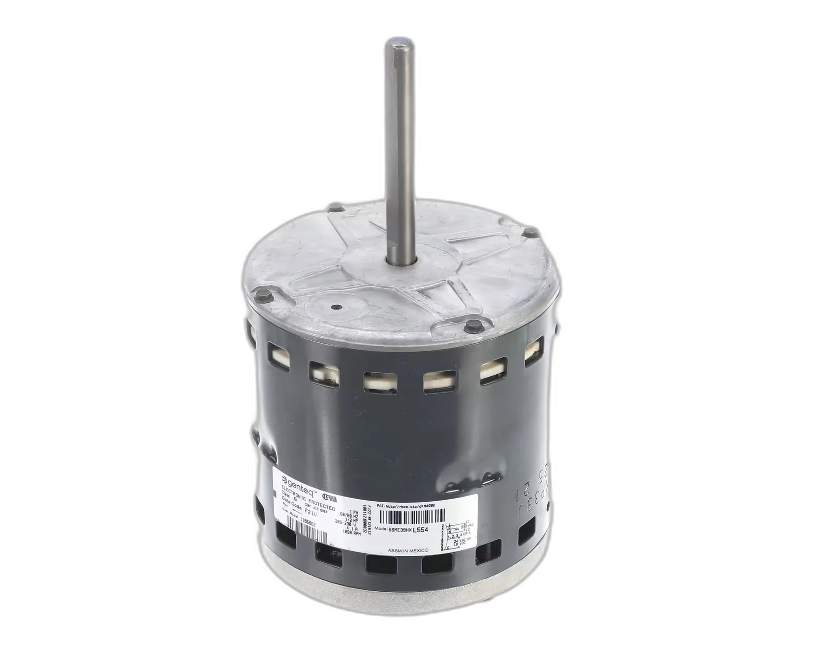 Blower Motor, 208/230 Volt, 1PH, 600-1100, 1/2HP Blower Motors, Fan, Run Capacitors