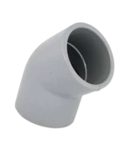 2" 45 DEGREES CPVC FGV ELBOW HXH GREY S636 PVC Schedule 40, 636 PVC, S636, ABS