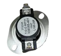 3/4" DISC LIMIT SWITCH AUTO RESET L180-20F Fan Disc, High Limit Control Switches