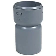 2" SINGLE-WALL TO FLEX VENT COUPLER CENTROTHERM VENTING PVC Schedule 40, 636 PVC, S636, ABS