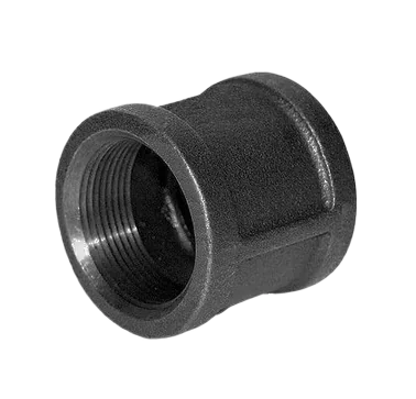 1-1/2" BLACK MALLEABLE STEEL COUPLING Steel Fittings