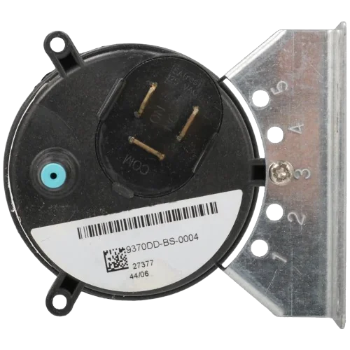 YORK/ETC 3 TERMINALS PRESSURE SWITCH 0.85" WC Air Pressure Switch, Air Proving