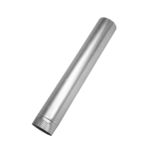 5" X 60 GALVANIZED PIPE 28 GA (PER FOOT) Metal Venting