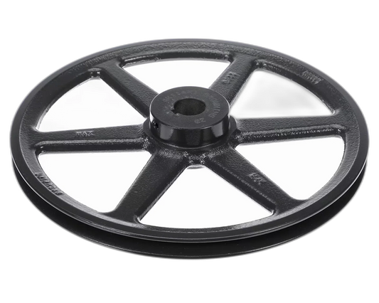 Sheave/Pulley, Fixed, 1 Groove, 1" Bore, 1/4" x 1/8" Keyway Blower Belts, Shaft, Pulley, Bearing