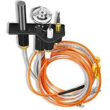 FIREPLACE PILOT ASSEMBLY WITH THERMOCOUPLE, THERMOPILE AND IGNITOR Thermocouples, Pilot Assembly, Pilot Tubing