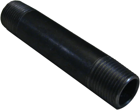 1/2" X 4" BLACK MALLEABLE STEEL NIPPLE Steel Fittings