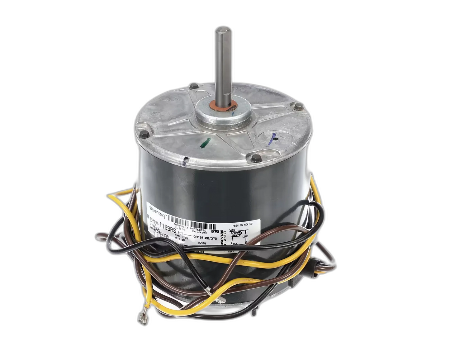 Fan Motor, Condenser, 208-230 Volt, 1/2 HP, 1105 RPM Blower Motors, Fan, Run Capacitors