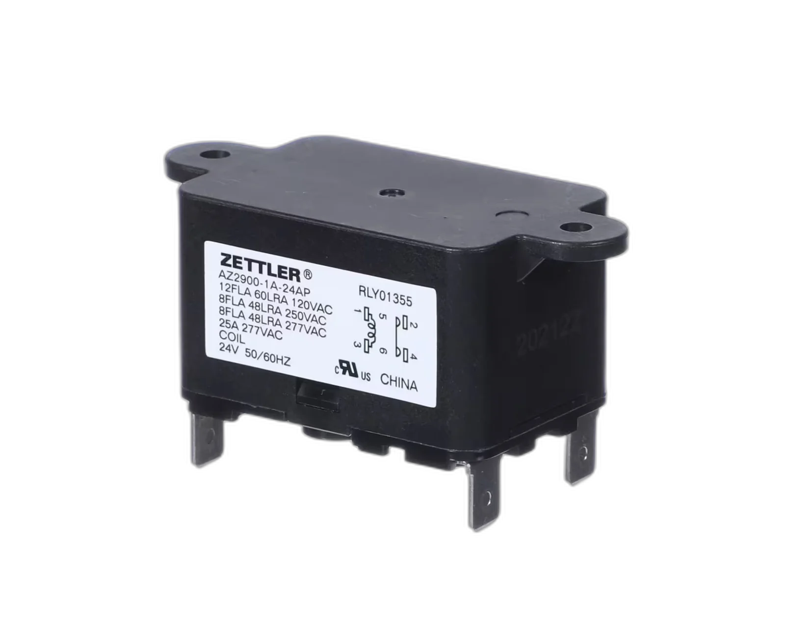 Relay, Blower Motor, 24V 50/60HZ Coil, SPST, Normally Open Blower Motors, Fan, Run Capacitors