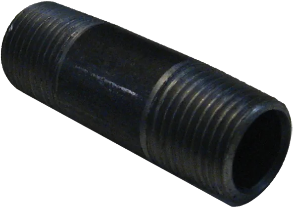 1/2" X 2-1/2" BLACK MALLEABLE STEEL NIPPLE Steel Fittings