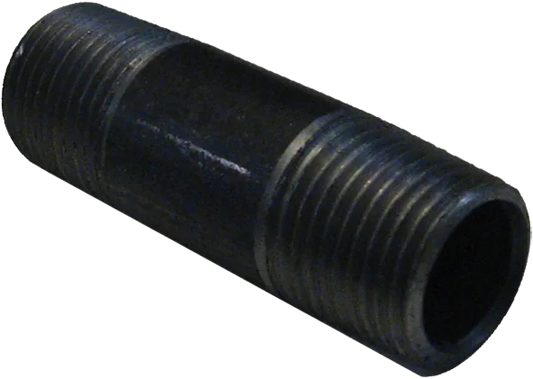 1/2" X 2-1/2" BLACK MALLEABLE STEEL NIPPLE Steel Fittings
