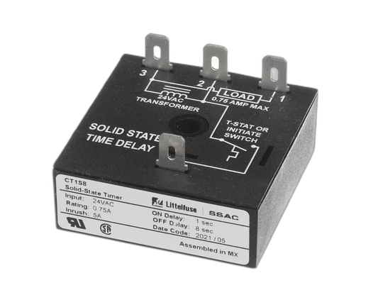 LENNOX SOLID STATE RELAY, TIME DELAY, 1 SECOND ON/8 SECOND OFF, 24VAC Electrical, Transformers, Relay
