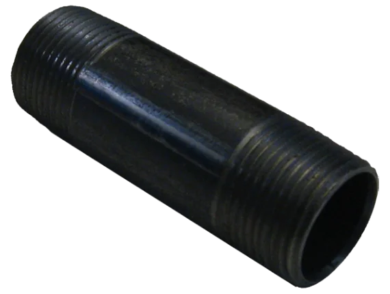 1" X 3" BLACK MALLEABLE STEEL NIPPLE Steel Fittings