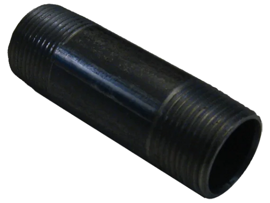 1" X 3" BLACK MALLEABLE STEEL NIPPLE Steel Fittings