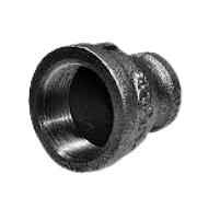 1-1/4" X 3/4" REDUCING BLACK MALLEABLE STEEL COUPLING Steel Fittings