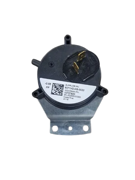 GOODMAN AMANA JANITROL PRESSURE SWITCH -0.55" WC Air Pressure Switch, Air Proving