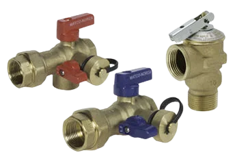 TANKLESS WATER HEATER ISOLATION VALVE SET 3/4" Boiler parts, Condensate Pumps