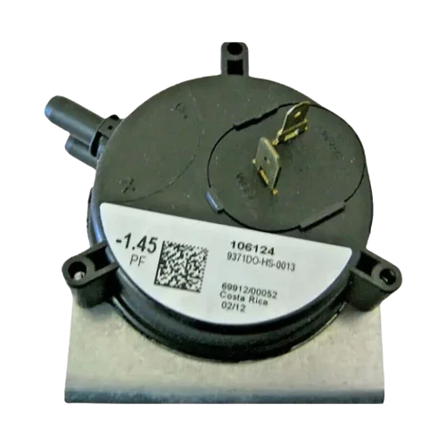 YORK/ETC DUAL PORT PRESSURE SWITCH 1.45" WC Air Pressure Switch, Air Proving