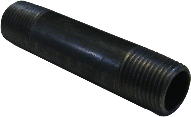 1/2" X 3-1/2" BLACK MALLEABLE STEEL NIPPLE Steel Fittings