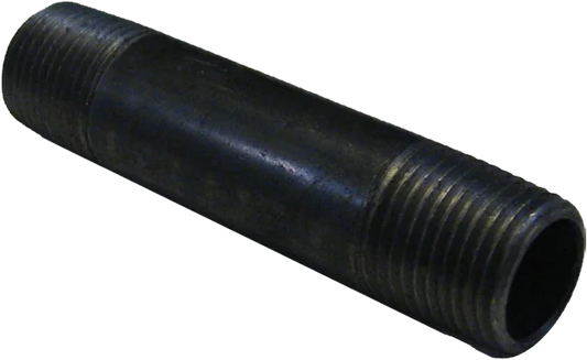 1/2" X 3-1/2" BLACK MALLEABLE STEEL NIPPLE Steel Fittings
